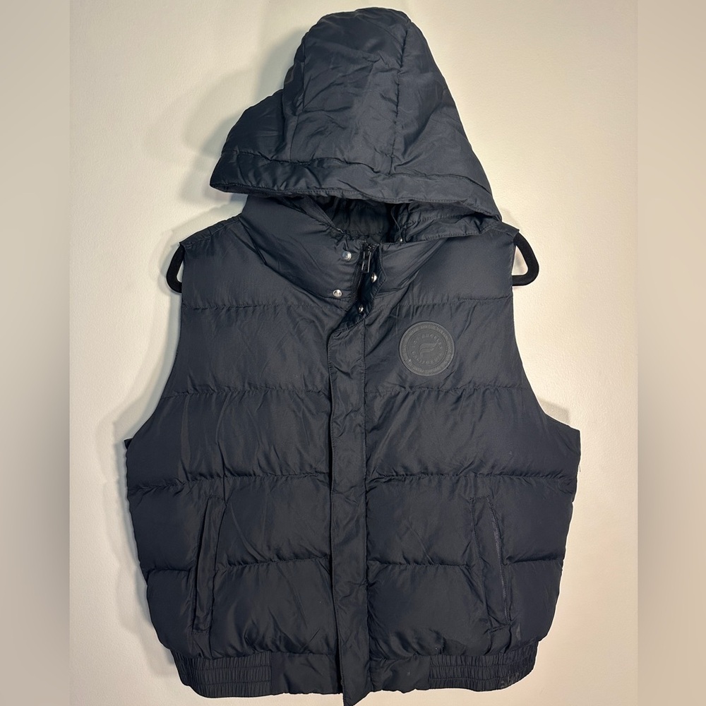 Fabletics Womens Black Puffer Vest
